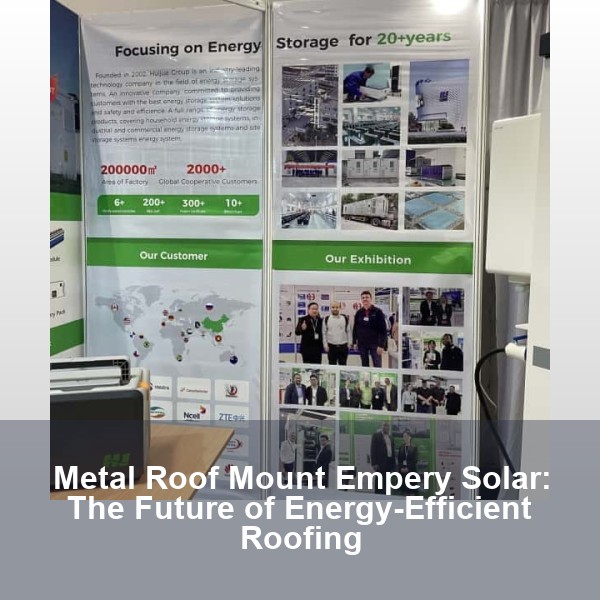 Metal Roof Mount Empery Solar: The Future of Energy-Efficient Roofing